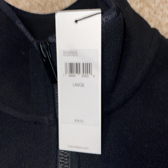 Calvin Klein Men’s Full Zip Up Crewneck Jacket🆕 - Picture 5 of 6